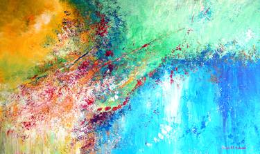 Print of Abstract Aerial Paintings by Zeina Nader