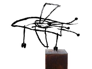 Original Abstract Airplane Sculpture by Bob Takes