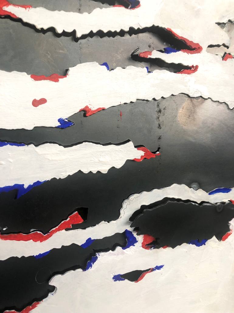 Original Abstract Seascape Painting by Bob Takes