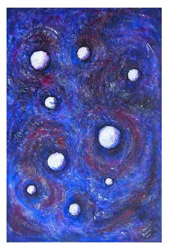 Print of Abstract Outer Space Paintings by Jon Brodrik