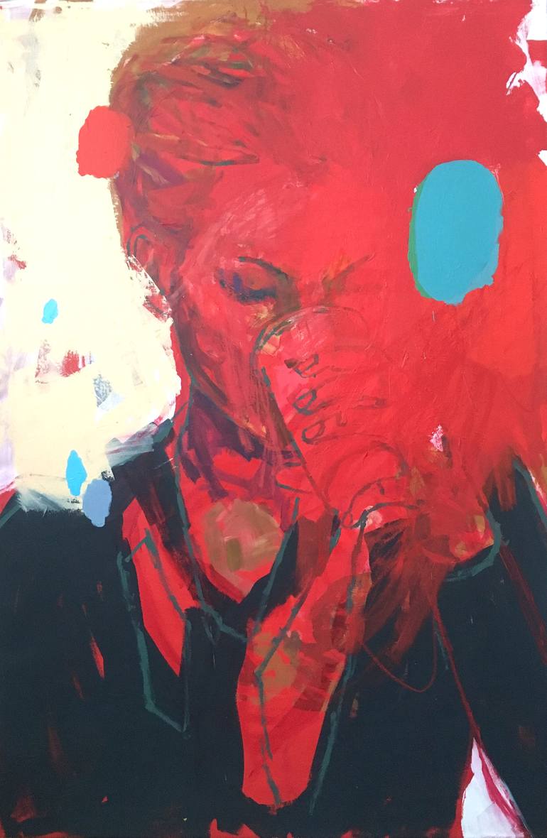 When I drink Painting by Selina Saranova