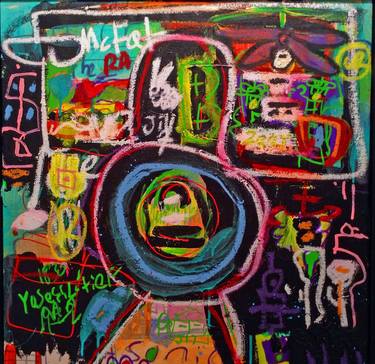 Original Abstract Expressionism Popular culture Paintings by Vito Bonanno