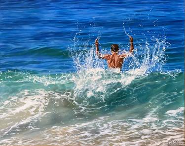 Print of Beach Paintings by Vonnie Brenno Cameron