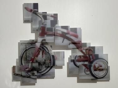 Original Contemporary Transportation Mixed Media by Mark Satterlee