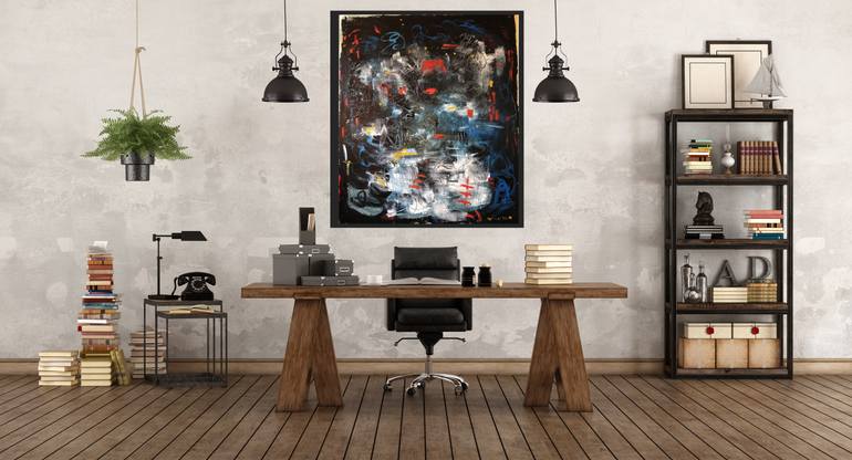 Original Modernism Abstract Painting by Melinda Mcleod