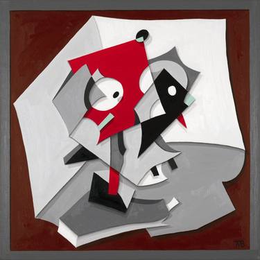 Print of Cubism Celebrity Paintings by Thomas Brodhead