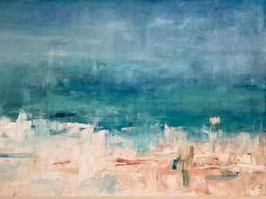 Original Abstract Beach Paintings by Casey Temby