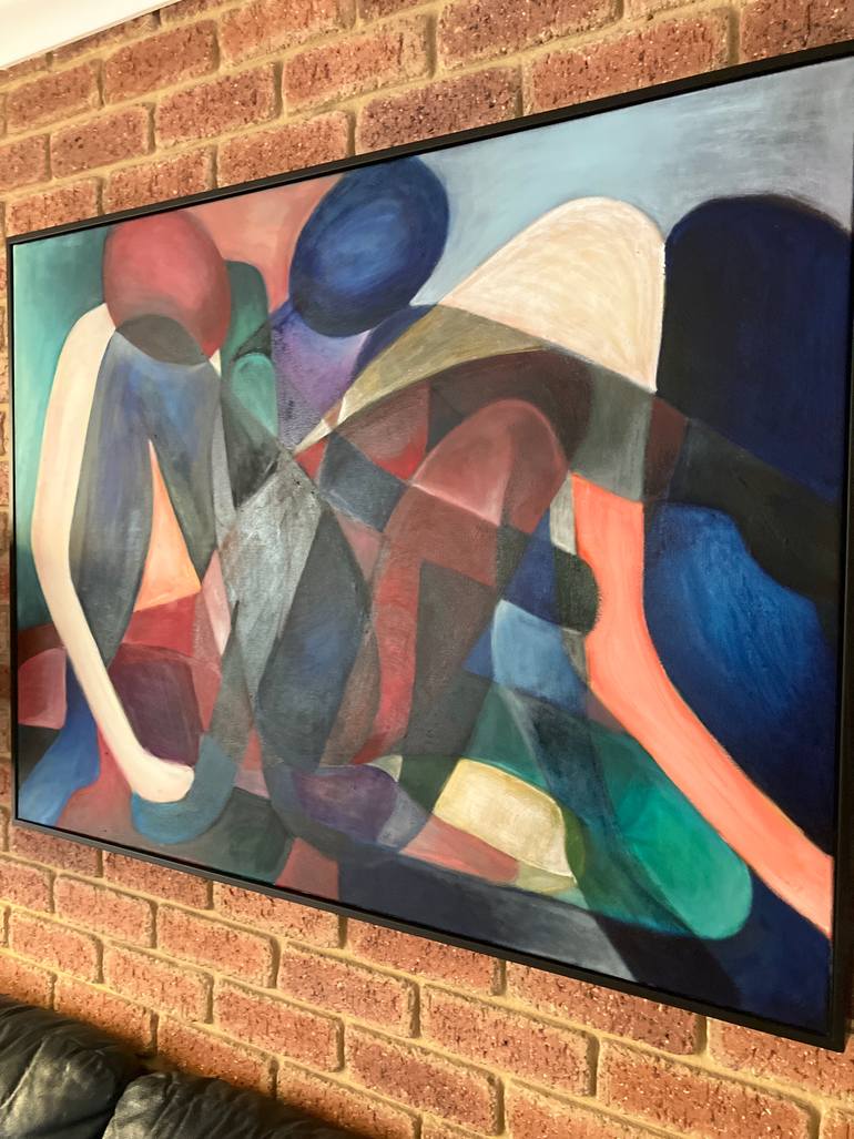 Original Cubism Abstract Painting by Casey Temby