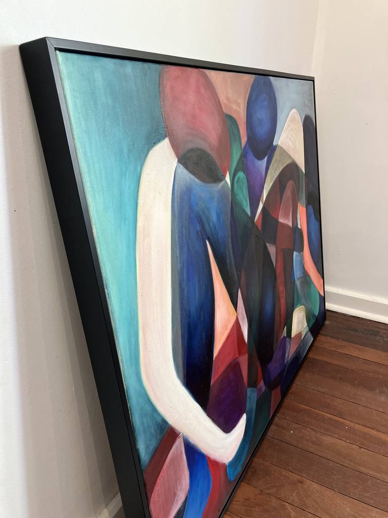 Original Cubism Abstract Painting by Casey Temby