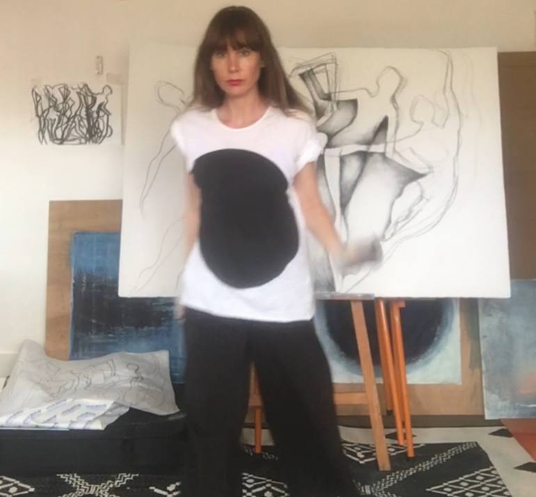 Original Conceptual Abstract Drawing by Casey Temby