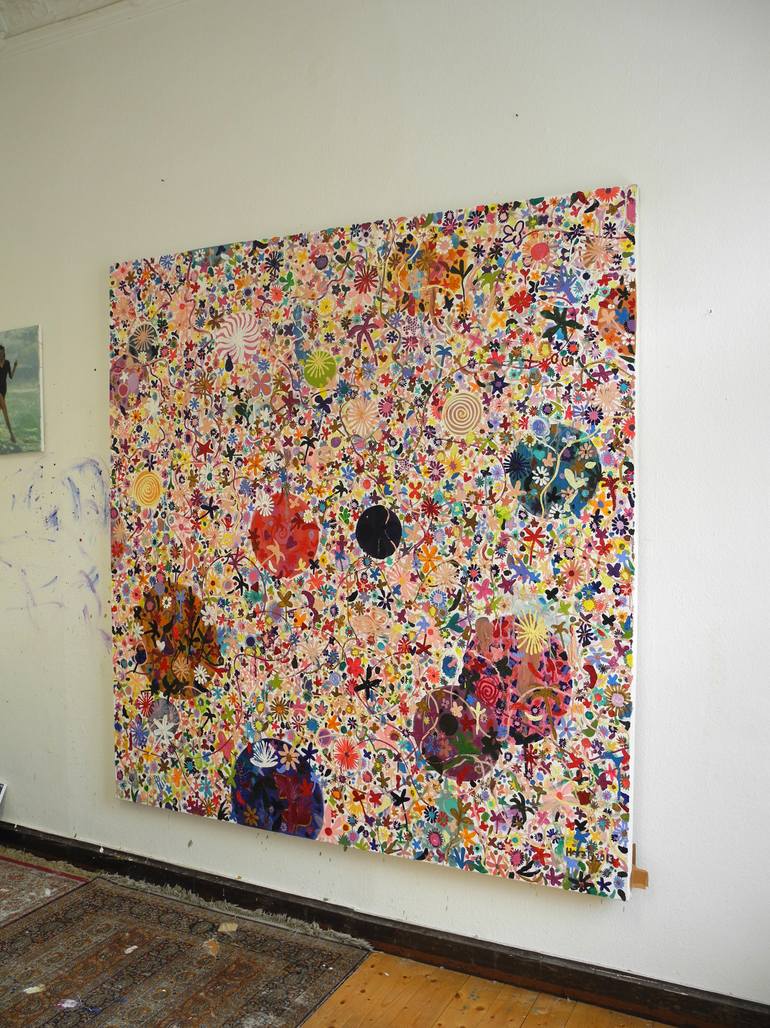 Original Abstract Painting by Christian Herzig
