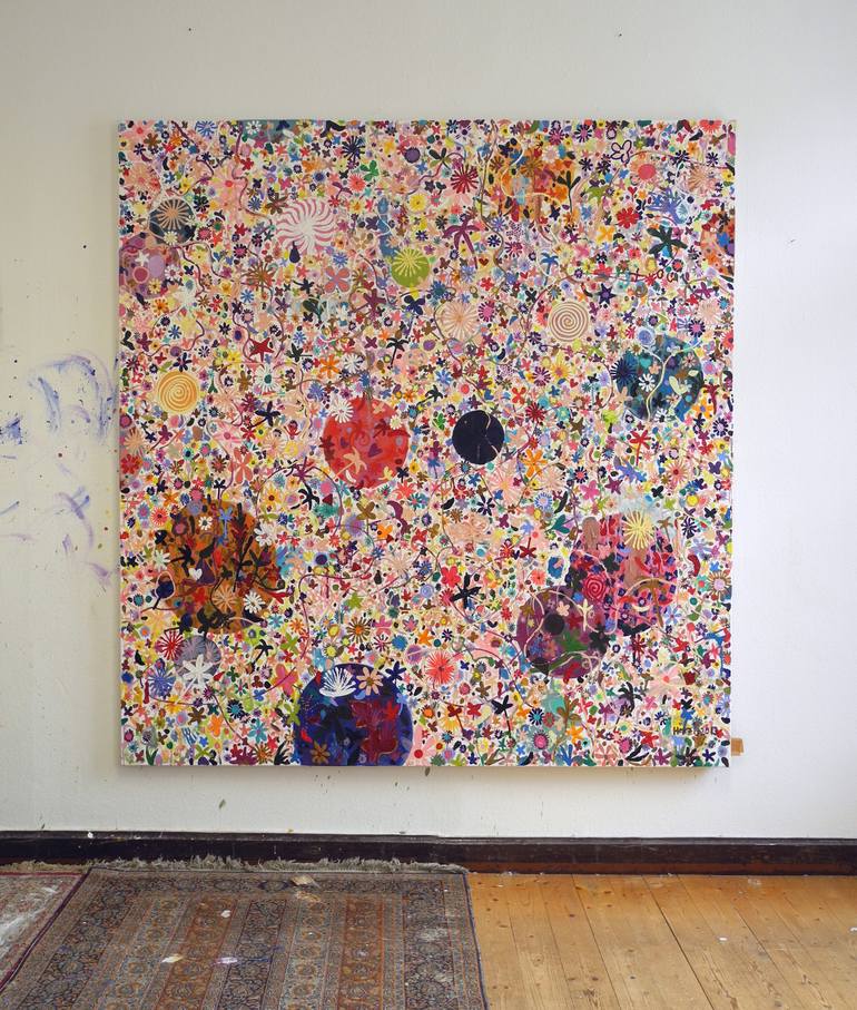 Original Abstract Painting by Christian Herzig
