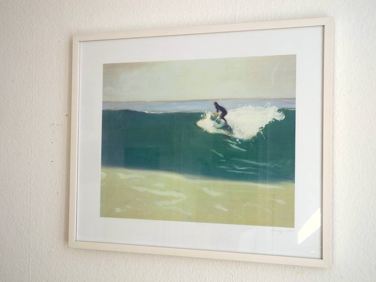 Original Figurative Beach Printmaking by Christian Herzig