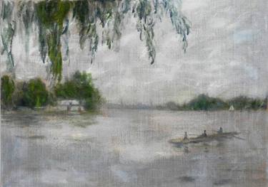 Original Boat Painting by Christian Herzig