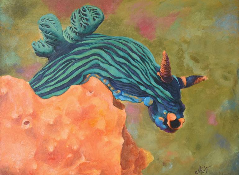 Original Expressionism Animal Painting by Monika Przerwa-Tetmajer