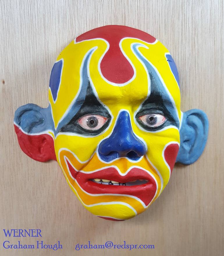 CLOWN WERNER Sculpture By Graham Hough Saatchi Art   7167126 HSC00002 7 