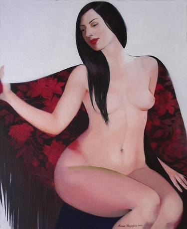 Original Realism Erotic Paintings by Karina Rungenfelde