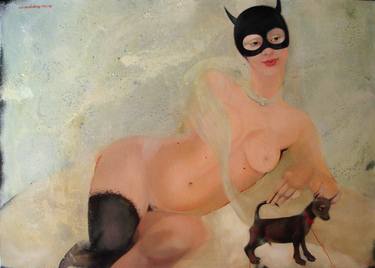 Original Conceptual Nude Paintings by Karina Rungenfelde