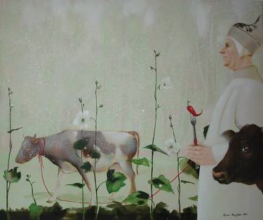 Print of Figurative Animal Paintings by Karina Rungenfelde