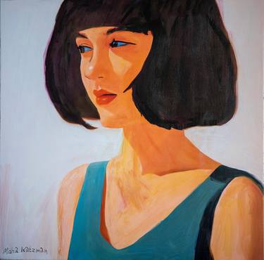 Original Portrait Painting by Misha Katzman