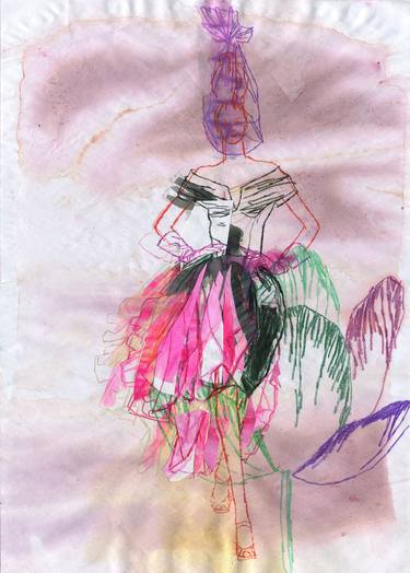 Original Illustration Fashion Drawings by Claudia Wimmer