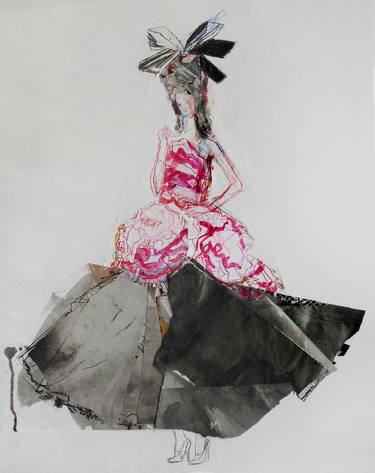 Original Illustration Fashion Drawings by Claudia Wimmer