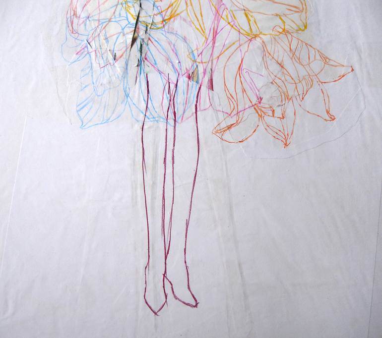 Original Fashion Drawing by Claudia Wimmer