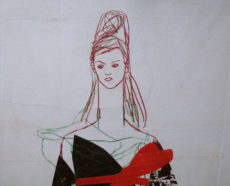 Original Illustration Fashion Drawing by Claudia Wimmer
