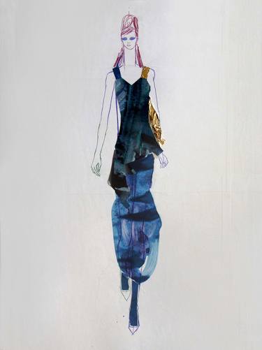 Original Fashion Drawings by Claudia Wimmer