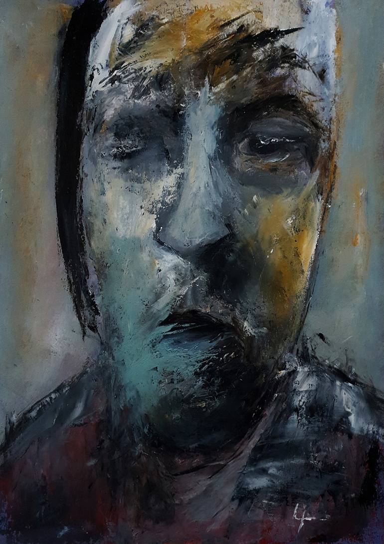 HEAD III Painting by Jose Lampreia | Saatchi Art