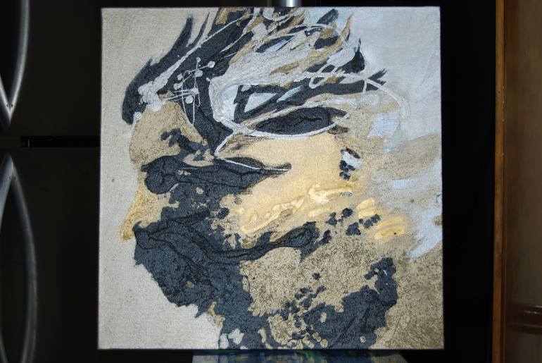 Original Abstract People Painting by Andrea Allegrone