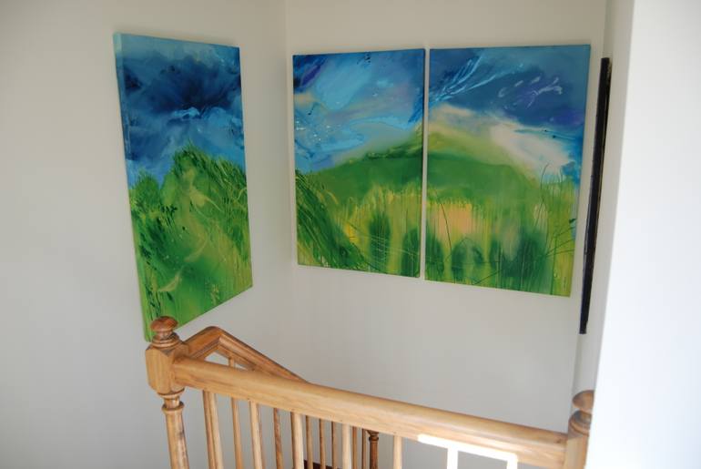 Original Abstract Landscape Painting by Andrea Allegrone