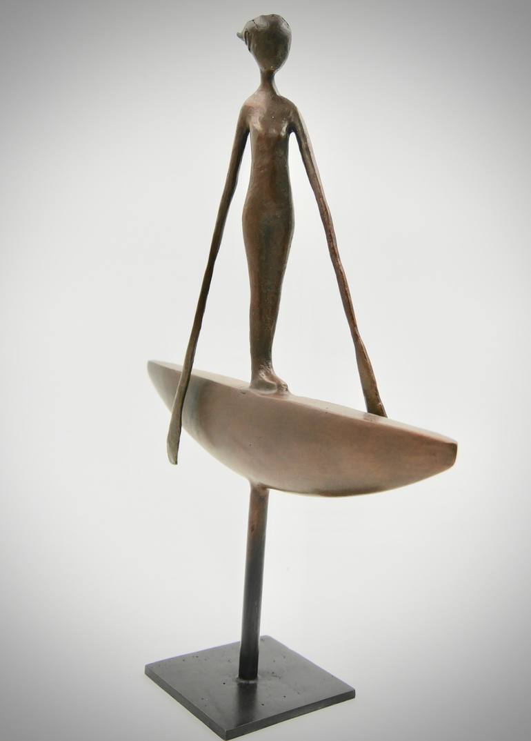 Original Figurative Boat Sculpture by Hadiya Finley