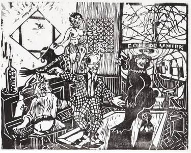 Print of Interiors Printmaking by hans la hey