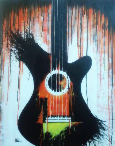 Original Modern Music Paintings by CA Arts and Crafts