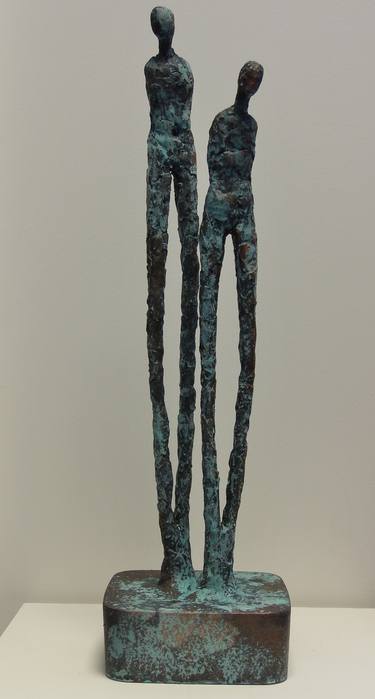 Original Figurative Love Sculpture by Heather Burwell