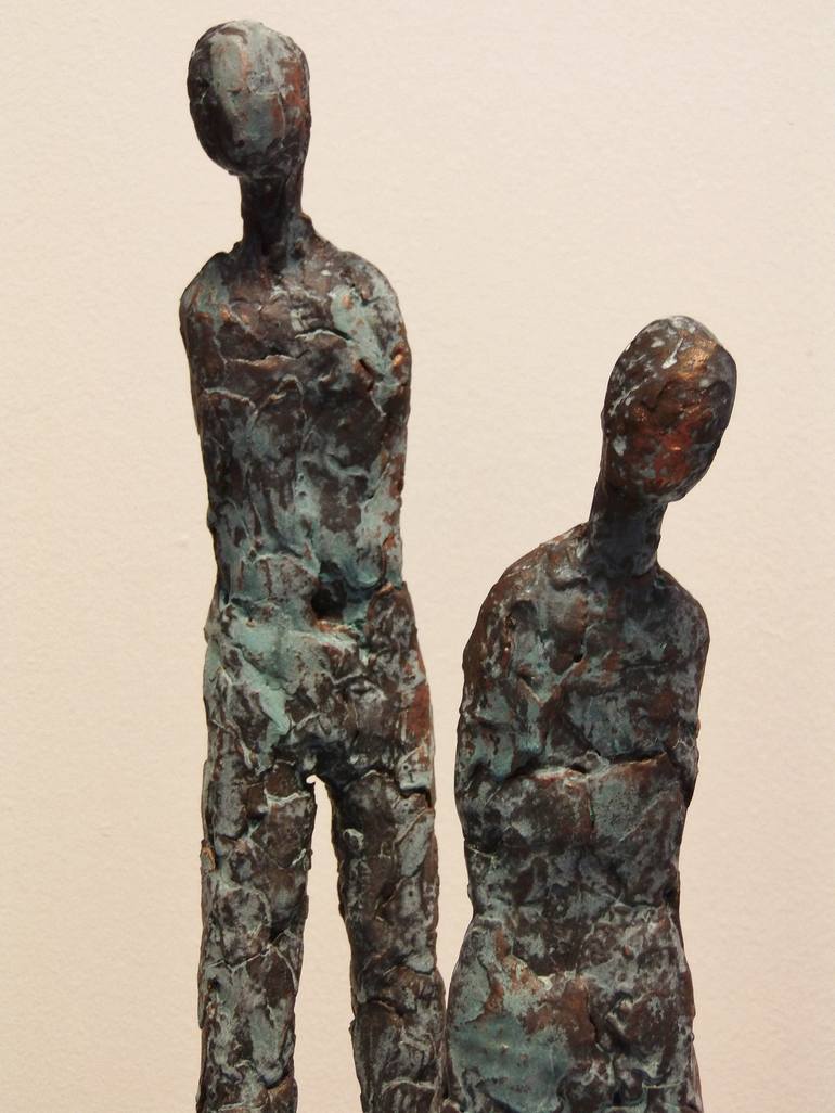 Original Figurative Love Sculpture by Heather Burwell