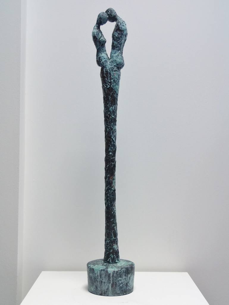 Original Figurative Love Sculpture by Heather Burwell