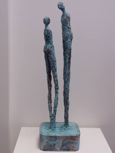 Original Figurative Love Sculpture by Heather Burwell