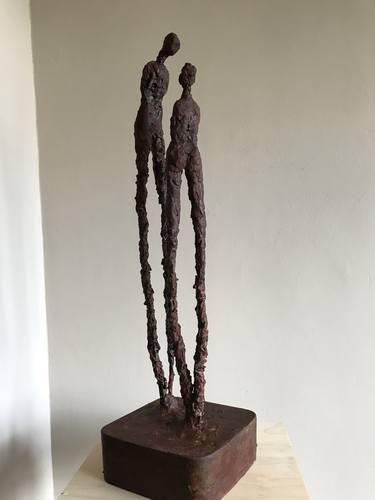 Original Figurative People Sculpture by Heather Burwell