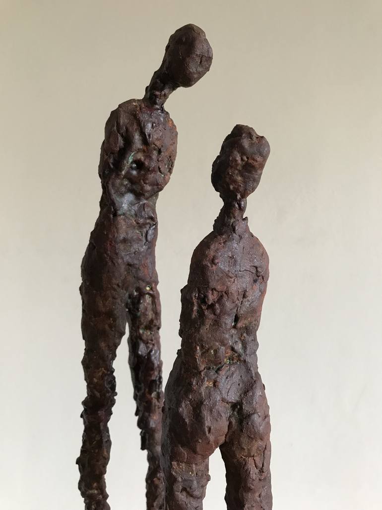 Original Figurative People Sculpture by Heather Burwell