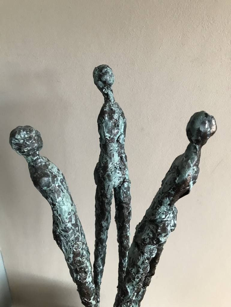 Original Family Sculpture by Heather Burwell