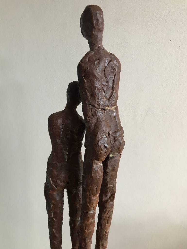 Original Family Sculpture by Heather Burwell