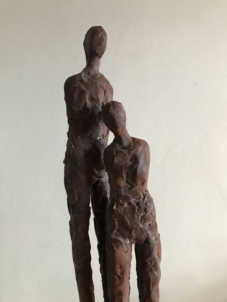 Original Family Sculpture by Heather Burwell