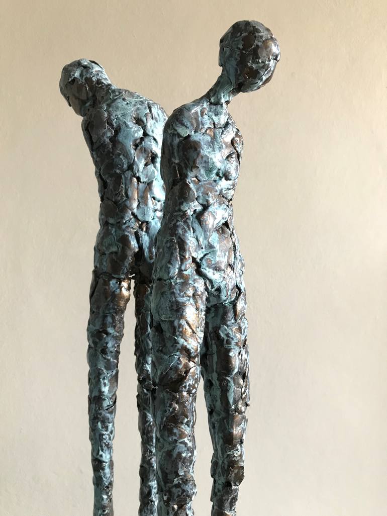 Original Figurative People Sculpture by Heather Burwell