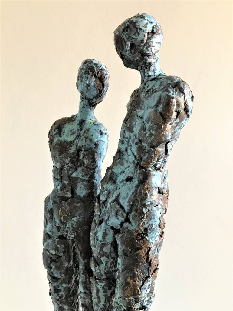 Original Figurative People Sculpture by Heather Burwell