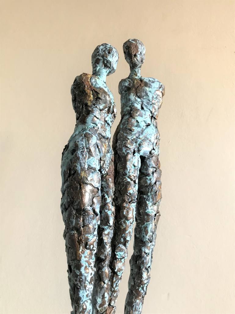 Original Figurative People Sculpture by Heather Burwell