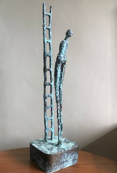 Original Abstract People Sculpture by Heather Burwell