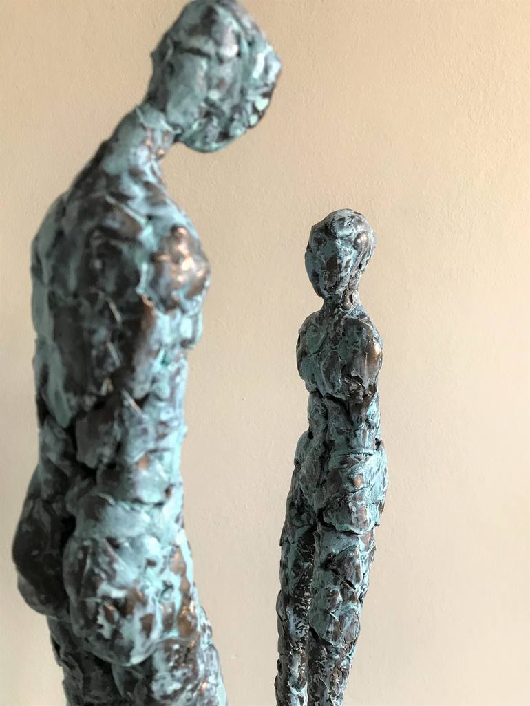 Original Abstract People Sculpture by Heather Burwell