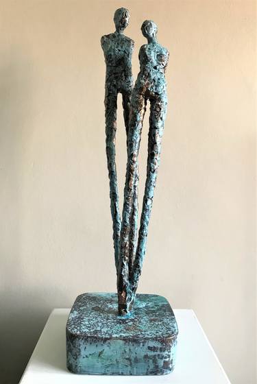 Original Figurative People Sculpture by Heather Burwell